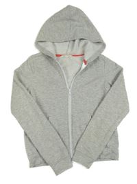 Sivá prepínaci mikina s kapucňou H&M