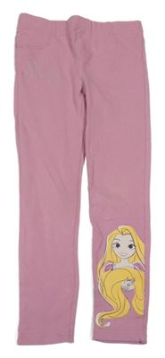 Svetloružové legíny s Locikou Disney