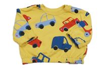 Žltá mikina s autami PRIMARK
