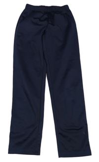 Tmavomodré funkční sportovní tepláky Decathlon