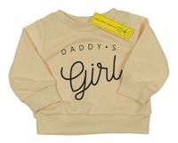 Nové - vanilková mikina s nápismi SHEIN