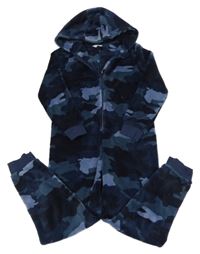 Army plyšová kombinéza s kapucí M&S