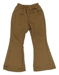 Hnedé flare tepláky SHEIN