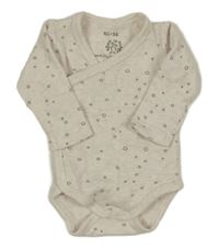 Světlebéžové melírované vzorované zavinovací body 