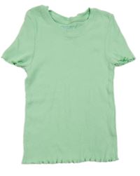 Pistáciové žebrované crop tričko PRIMARK