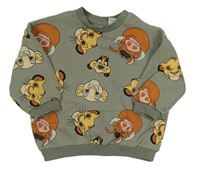 Khaki mikina s Lvím kráľom H&M
