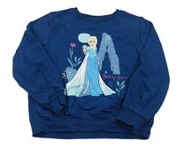 Petrolejová mikina s Elsou zn. Disney