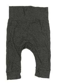 Tmavosivé melírované ľahké tepláky H&M