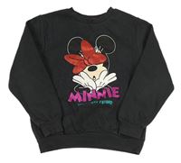 Antracitová mikina s Minnie zn. H&M
