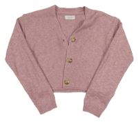 Staroružový melírovaný prepínaci crop sveter Primark