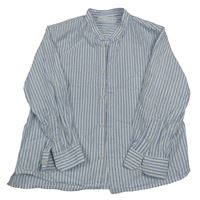 Bílo-modrá pruhovaná košile Zara