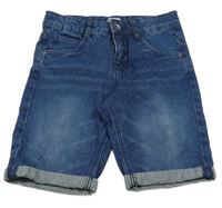 Tmavomodré riflové kraťasy Alive