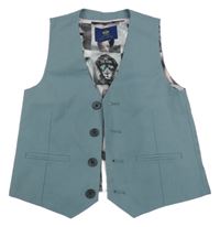 Zelenošedá slavnostní vesta Next