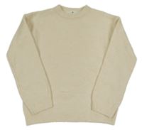 Smotanový vlnený sveter H&M