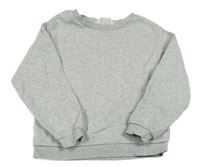 Sivá melírovaná mikina H&M