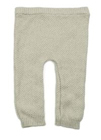 Béžové vzorované pletené tepláky s medvěďom F&F