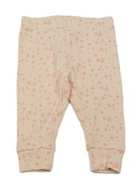 Svetloružové rebrované ľahké kvetované tepláky Lily & Dan