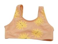 Meruňkový plavkový top se sluníčky H&M