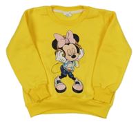 Žltá mikina s Minnie