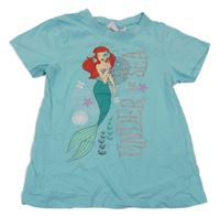 Svetlomodré tričko s Ariel Disney