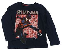 Tmavomodré tričko so Spidermanem M&S