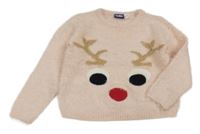 Ružový chlpatý sveter s čumákem - sob Lupilu