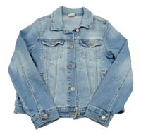 Svetlomodrá rifľová bunda Zara