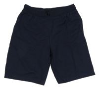 Tmavomodré teplákové kraťasy Y.F.K.