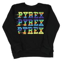 Čierna mikina s nápismi