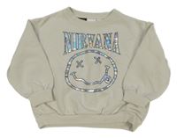 Béžová mikina - Nirvana Zara