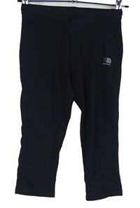 Dámske čierne bežecké funkčné capri legíny Karrimor