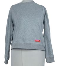 Dámská šedá crop mikina Adidas 