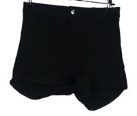 Dámské černé elastické kraťasy H&M