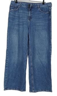 Dámské modré široké rifle TU vel. 16S