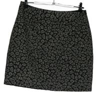 Dámska sivo-čierna vzorovaná sukňa Papaya