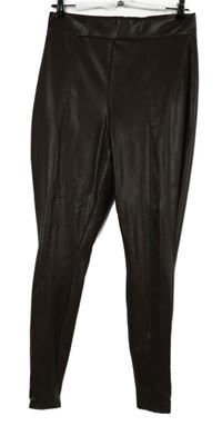 Dámske hnedé koženkové tregíny Papaya