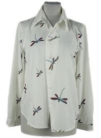 Dámská bílá halenka s vážkami Zich 