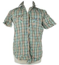 Pánska farebná kockovaná košeľa