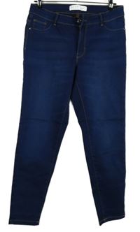 Dámské tmavomodré skinny rifle Primark 