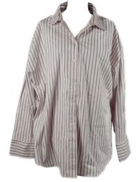 Dámská světlerůžovo-vínová proužkovaná halenka Primark 