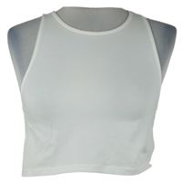 Dámsky biely crop top H&M