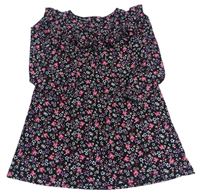 Čierne kvetinové šaty Matalan