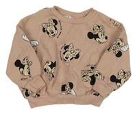 Světlerůžová oversize mikina s Minnie Disney