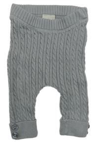Sivé pletené nohavice Smile