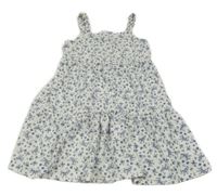 Biele kvetinové šaty Primark