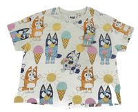 Smotanové tričko s Bluey a 3D postavičkou