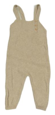 Béžové žíhané pletené na traké nohavice Lupilu