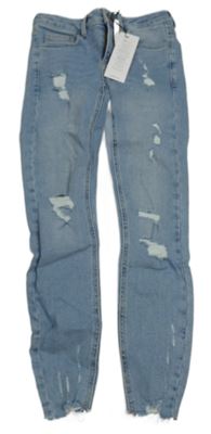 Nové- Modré skinny rifle s prošoupáním Denim Co.
