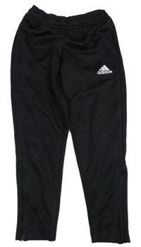 Čierne športové tepláky Adidas