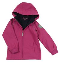 Růžová softshellová bunda s kapucí Name it